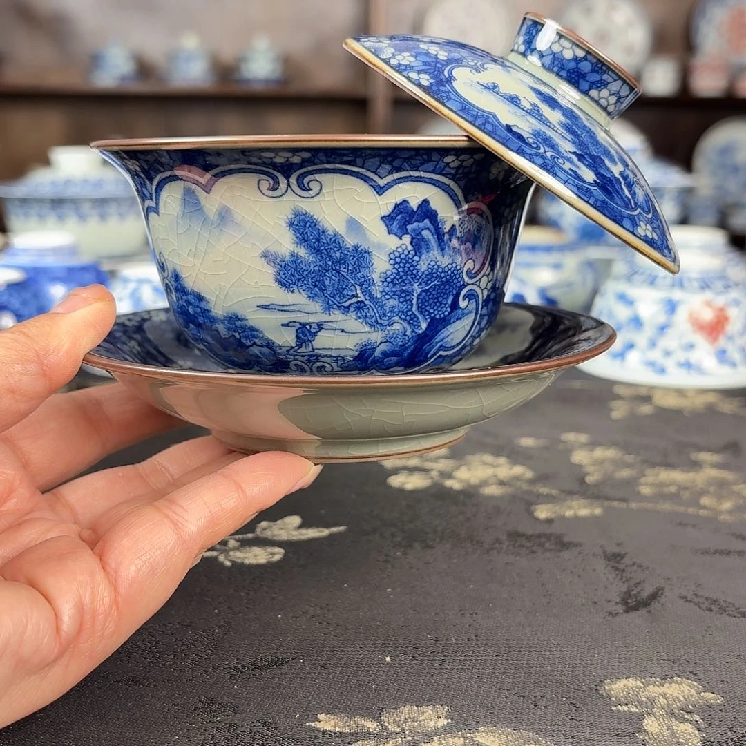 摆件景德镇陶瓷茶具888888