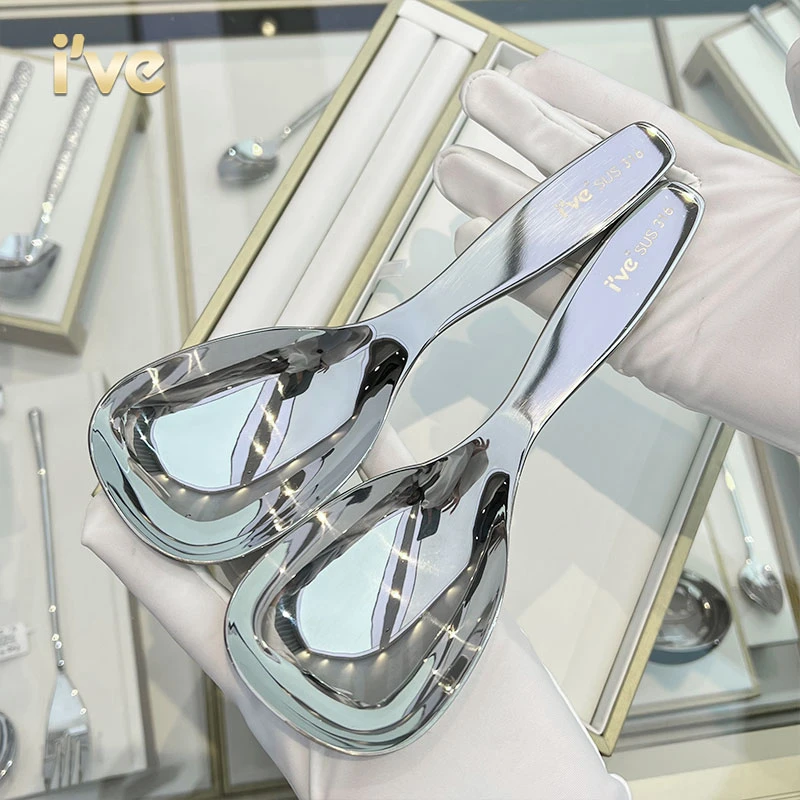 德国ive/食品级316地主勺 加深大号勺子分餐嗦粉勺防烫防滑家用