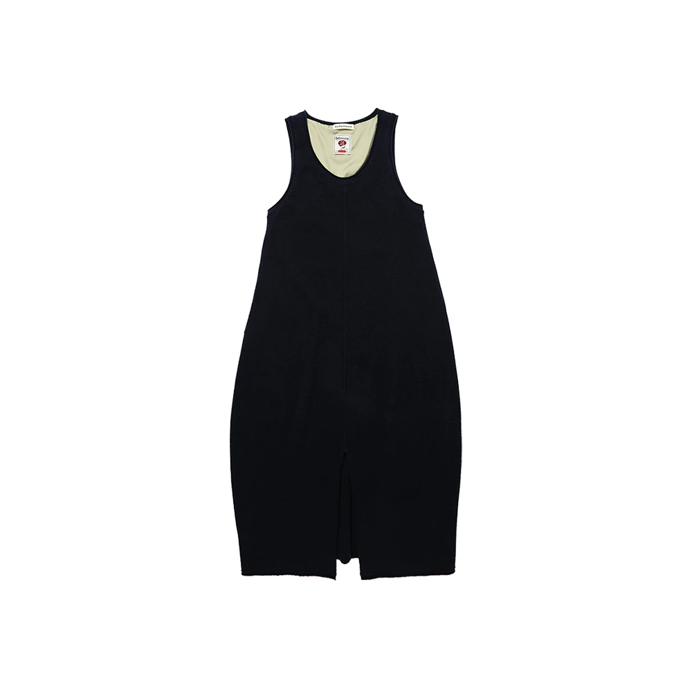 【茉舍】FAFAMOON前开钗针织连衣裙FFMKN25D076-1980