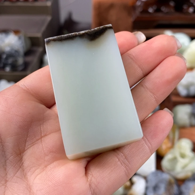【闪购商品】未镶嵌和田玉把件柳****村