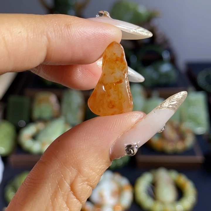 和田玉未镶嵌吊坠(不含链)