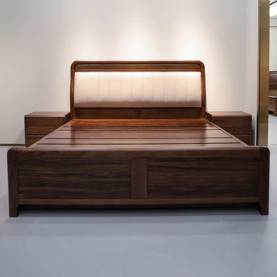 （大利家具）WXJ-8526大床轻奢现代中式高端主卧大床