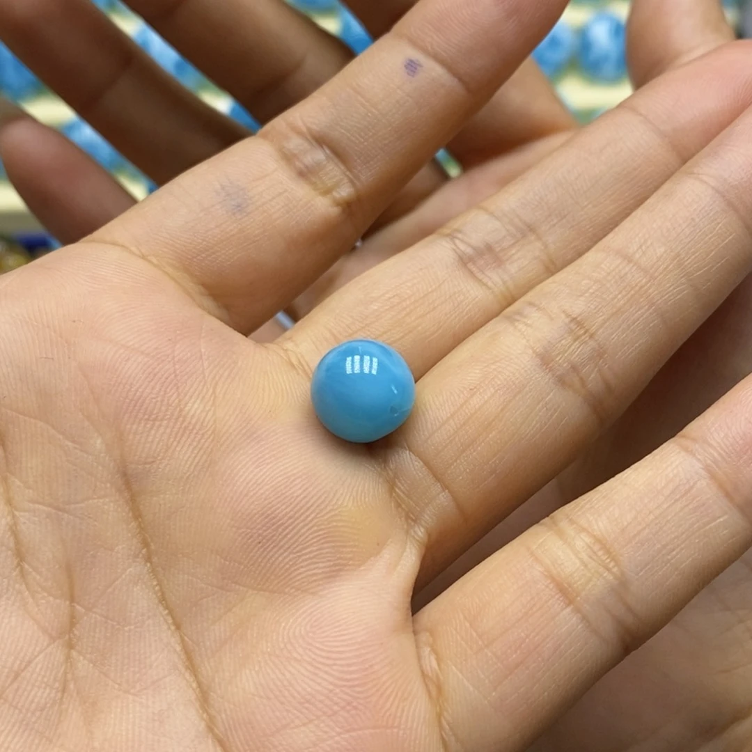 针钠钙石（海纹石）颈饰未镶嵌