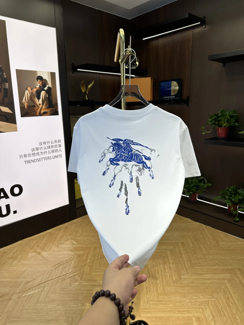 6601-2025夏季新款透气T恤刺绣男女同款