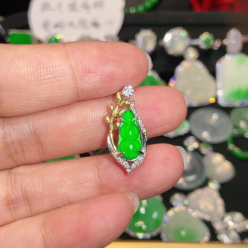 【闪购商品】颈饰未镶嵌翡翠天然翡翠