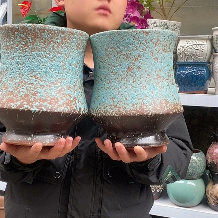 花盆紫砂口19高24福利俩个