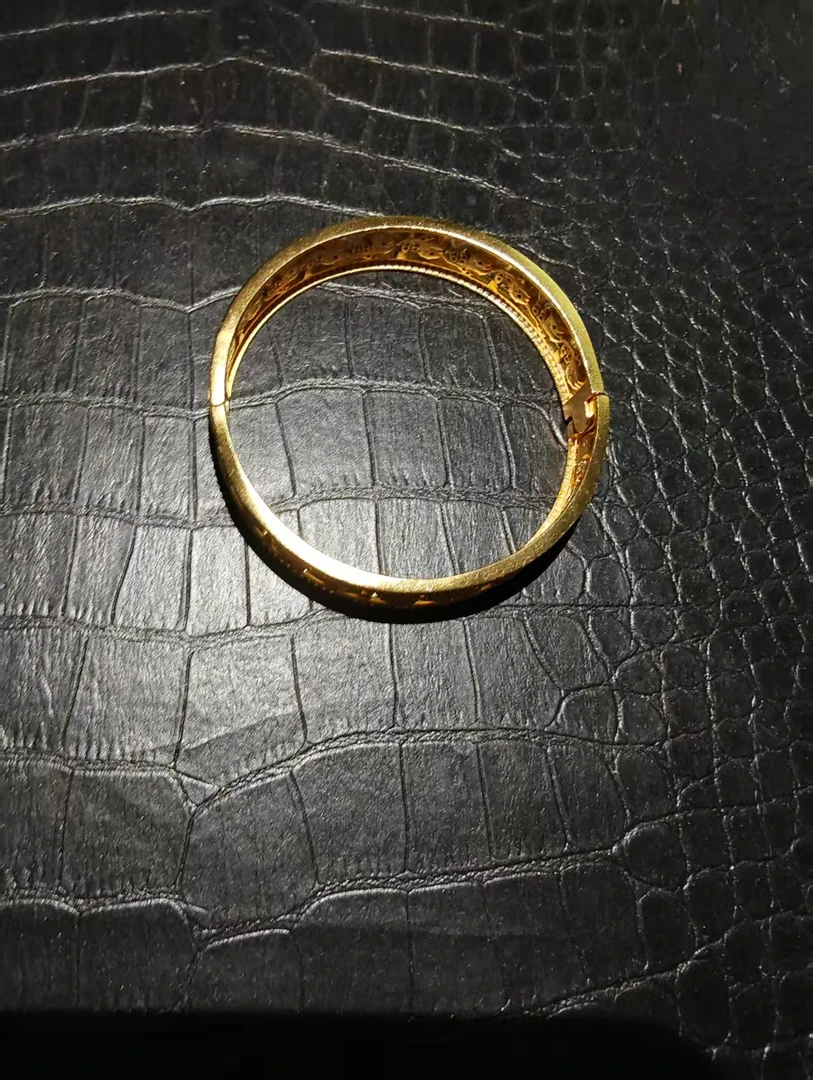 足银手镯  收藏级轻奢时尚气质简约精致手镯f1199