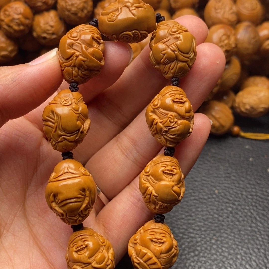 B***H手串橄榄核小财神