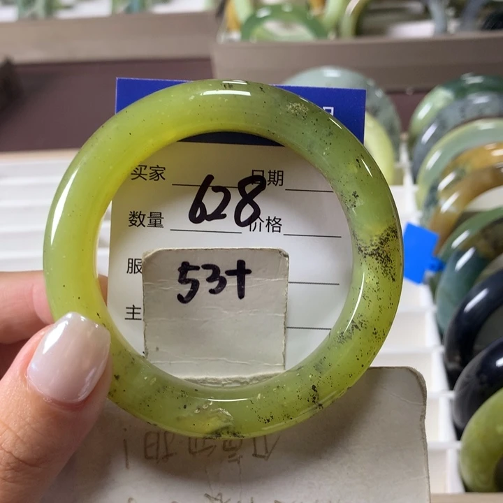未镶嵌蛇纹石玉手镯628