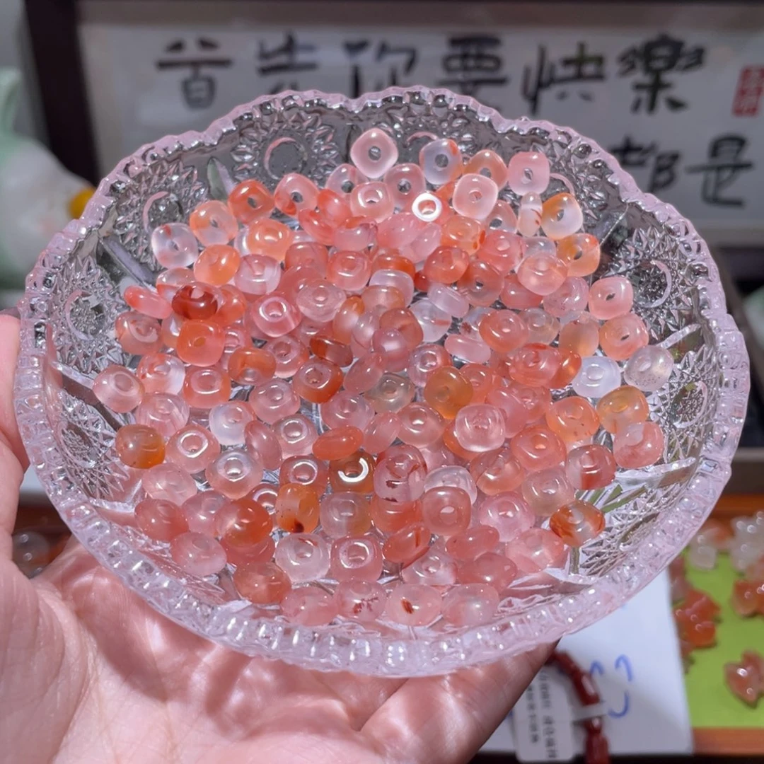 南红玛瑙未镶嵌挂件随机20个