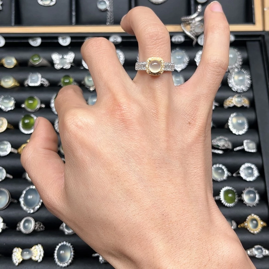 【闪购商品】岫玉颈饰银S925镶嵌七*