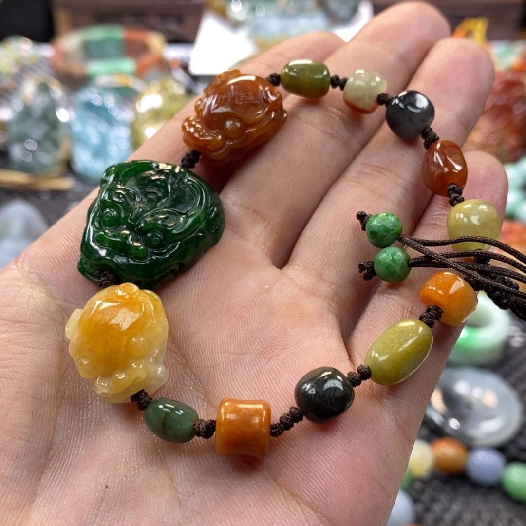 翡翠未镶嵌手绳翡翠