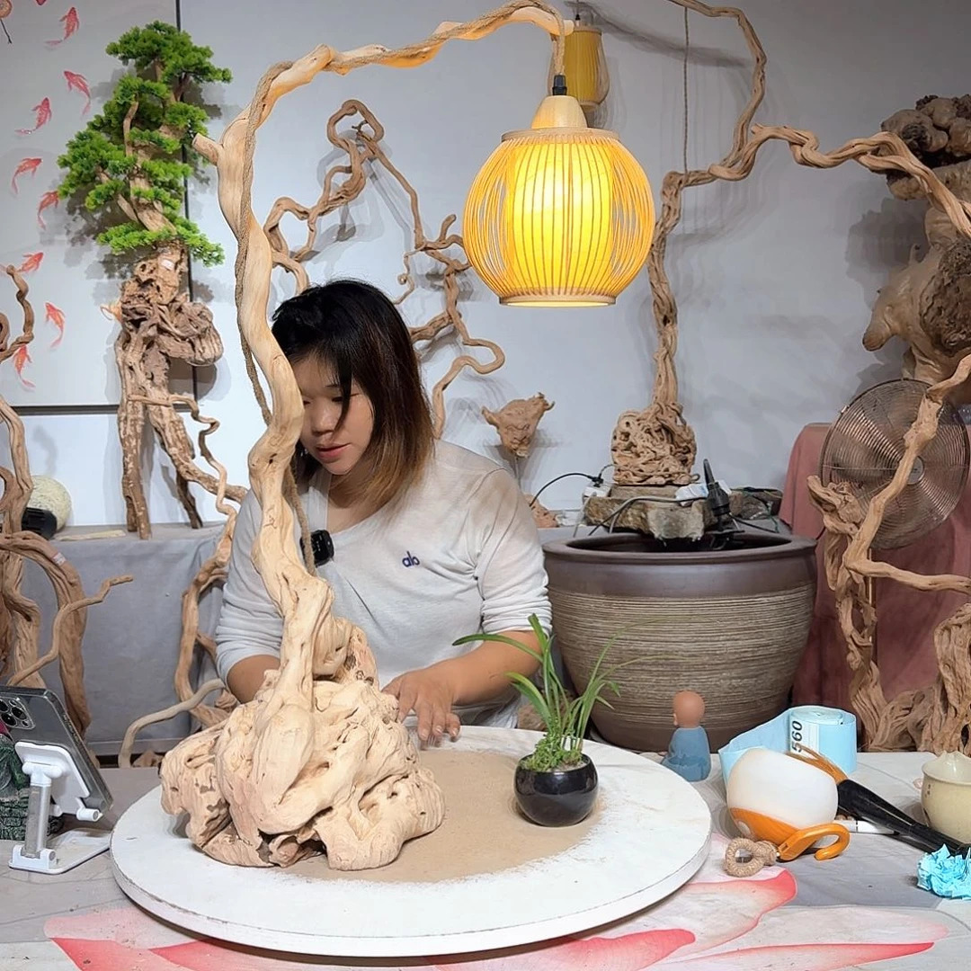 妍***子杜鹃根艺术中心根艺术