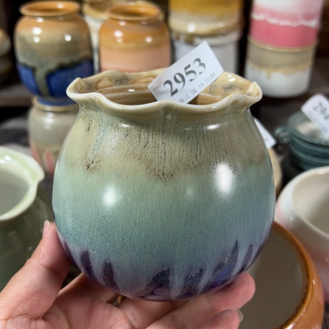 口7高9 手工花盆满30包邮