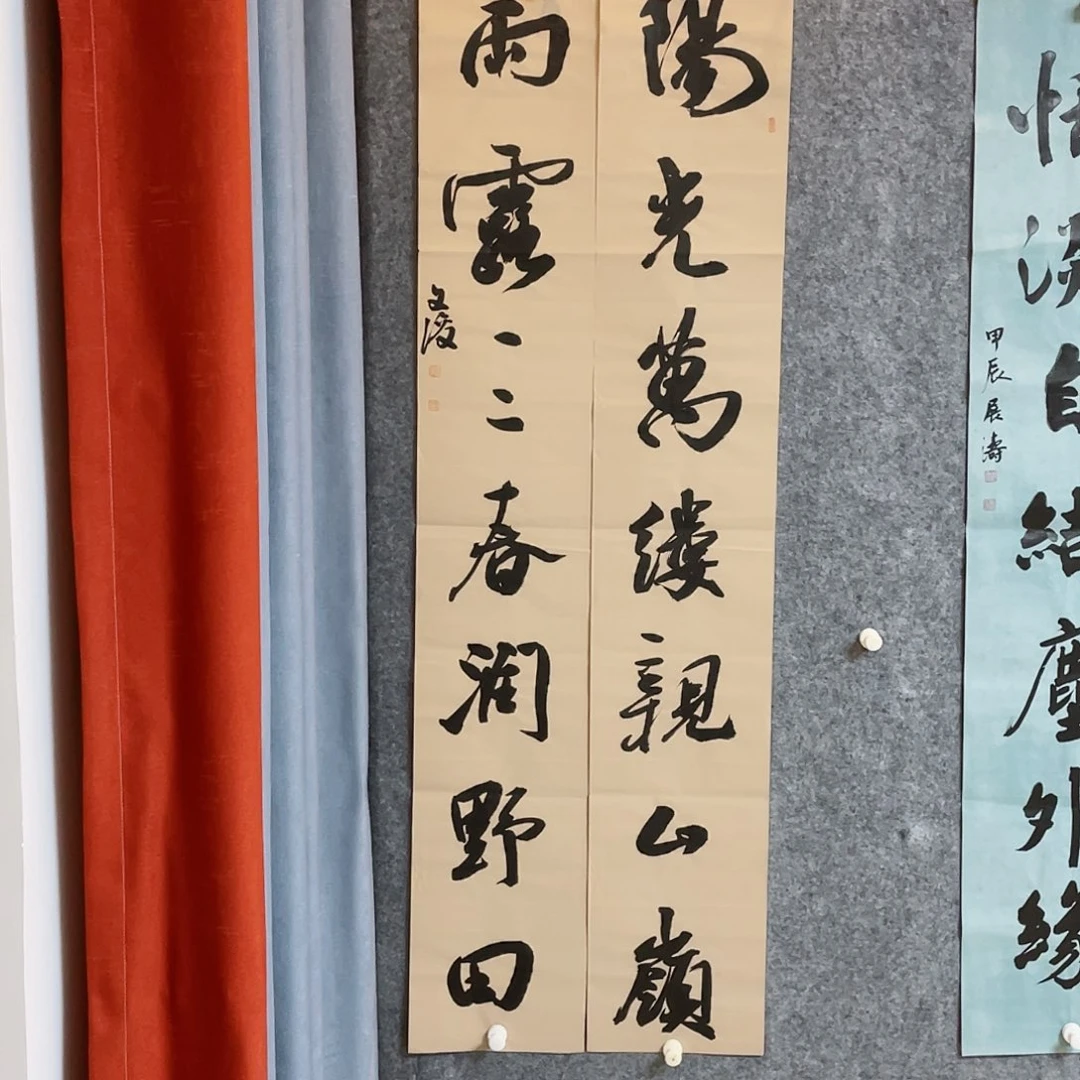 书法国展书家文俊138×23×2