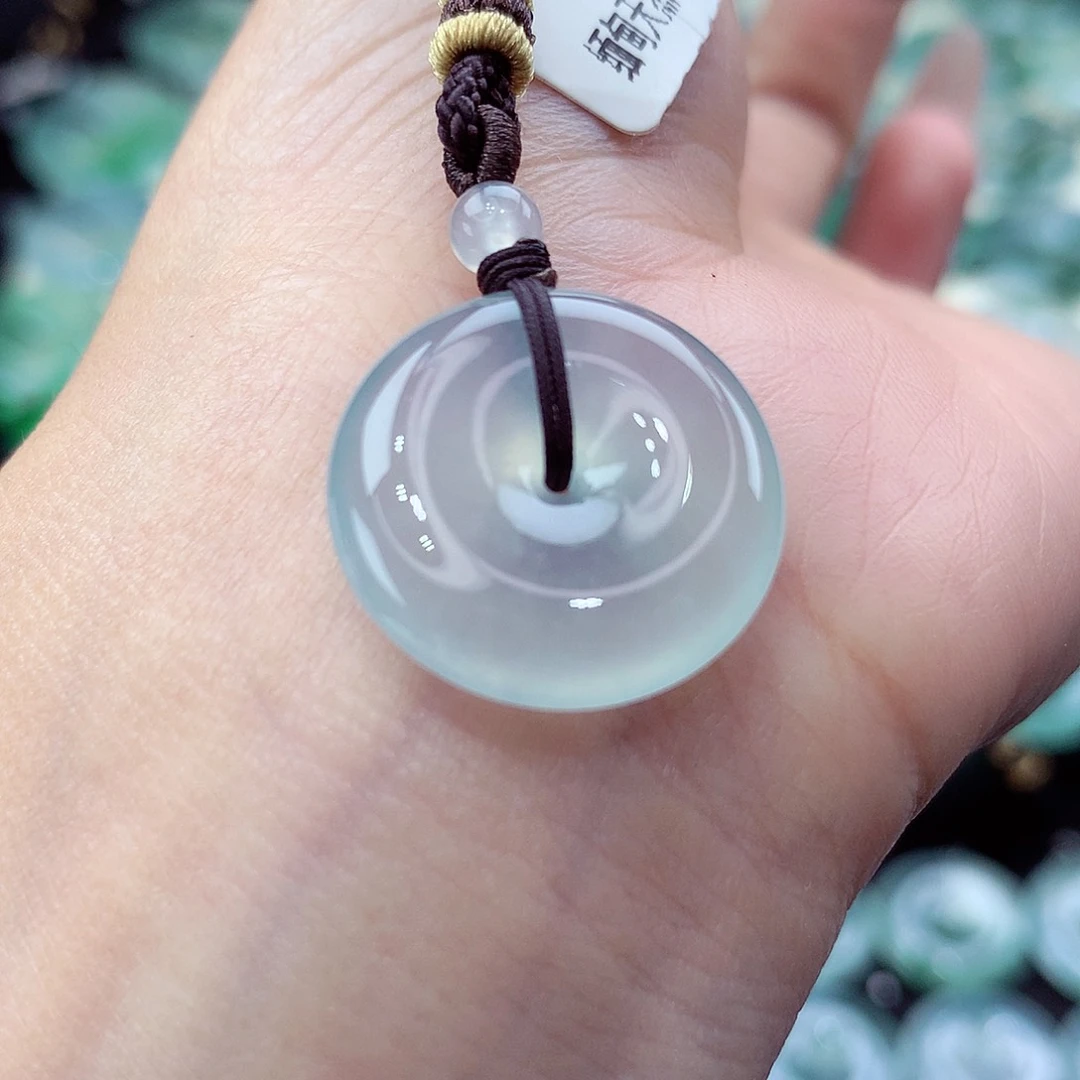 颈饰未镶嵌翡翠编号14。尺寸20.2-5.9