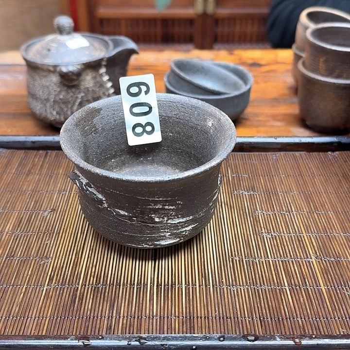 纯手工制作粗陶茶具