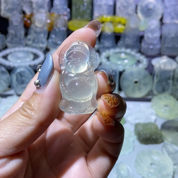 岫玉未镶嵌吊坠吊坠