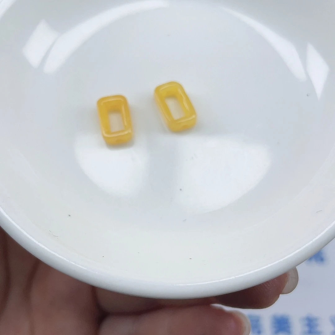 翡翠散珠翡翠跑环2颗