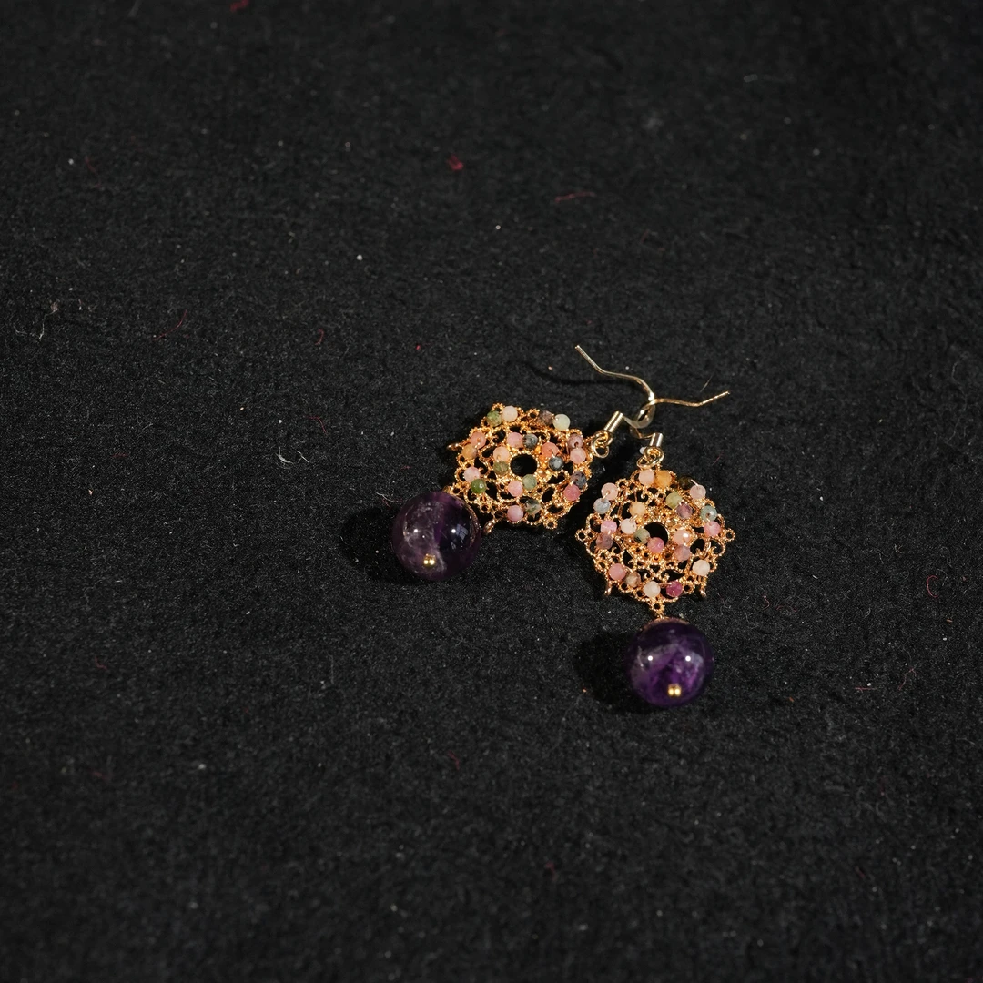 非金属锦纶耳饰 香港王老板-饰品耳饰8d2002