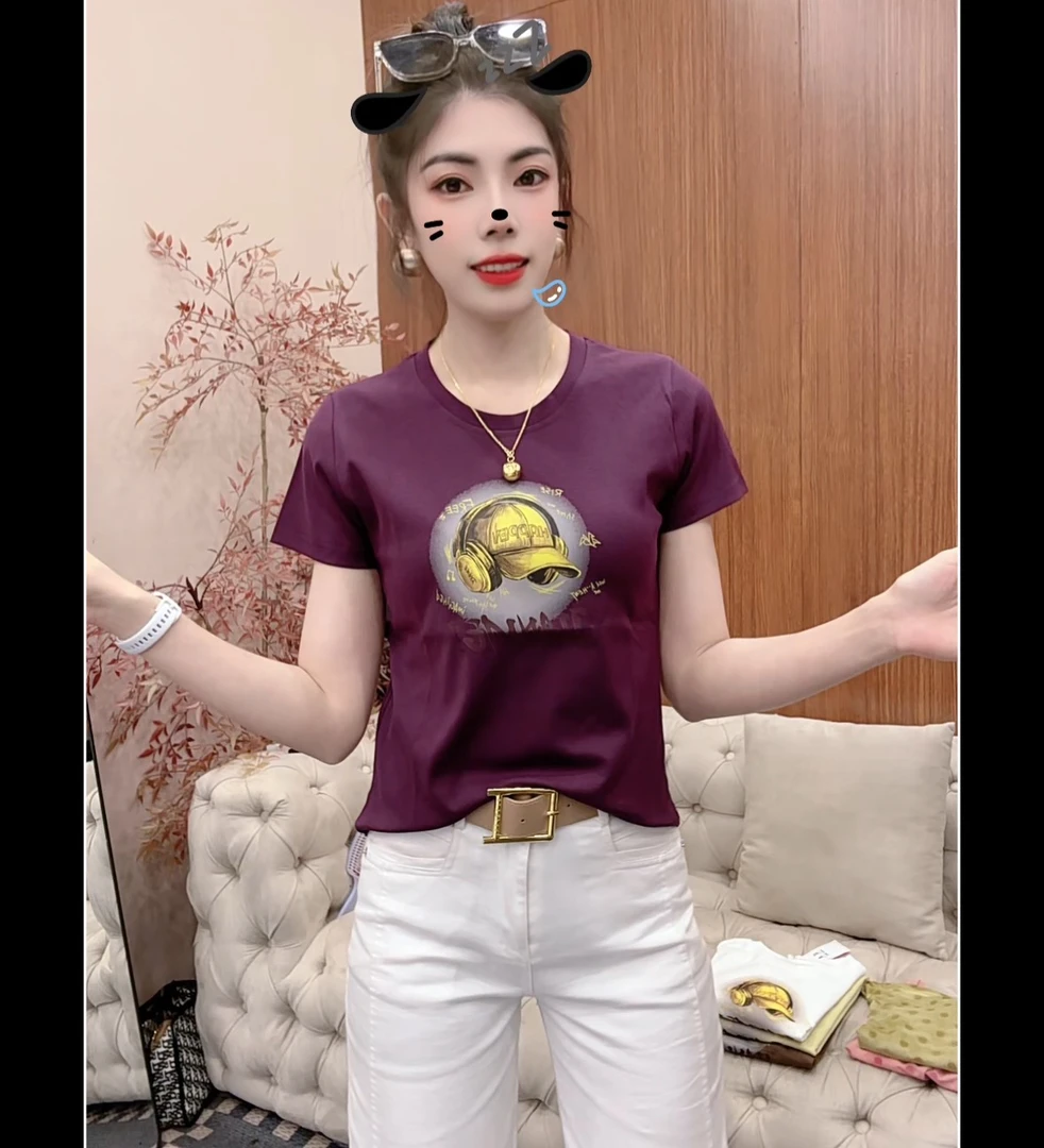 月月家，夏季休闲修身上衣8509