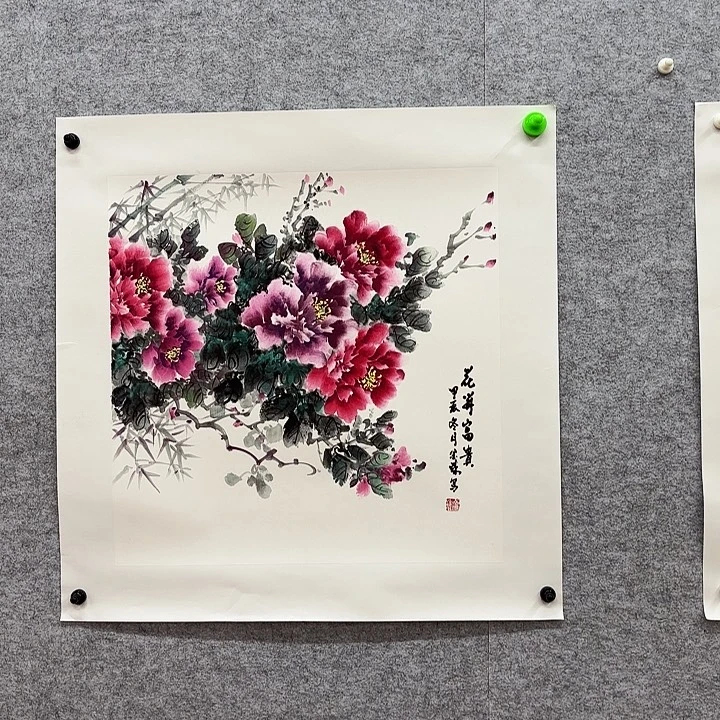 国画花鸟的翅膀和翅膀