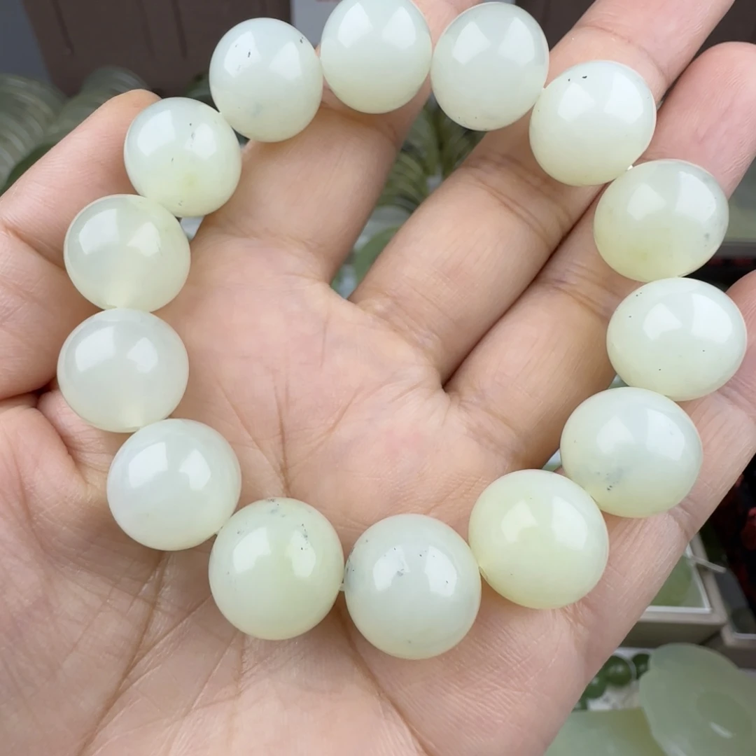 蛇纹石玉未镶嵌手链