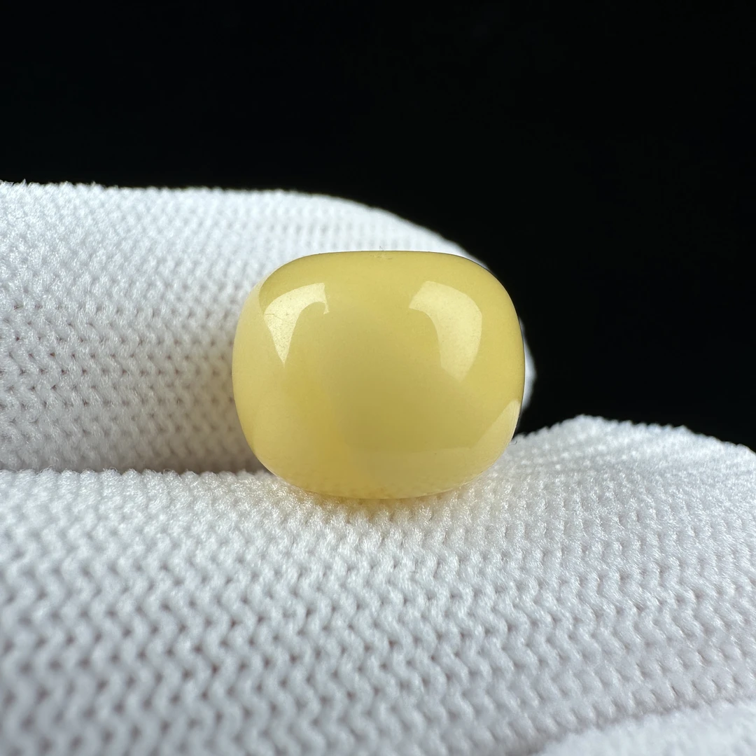 B9088【微瑕】天然原矿蜜蜡 墩子12.5*10mm支持复检假一罚十