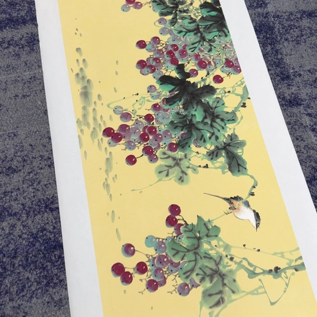 国画国画作品山水花鸟