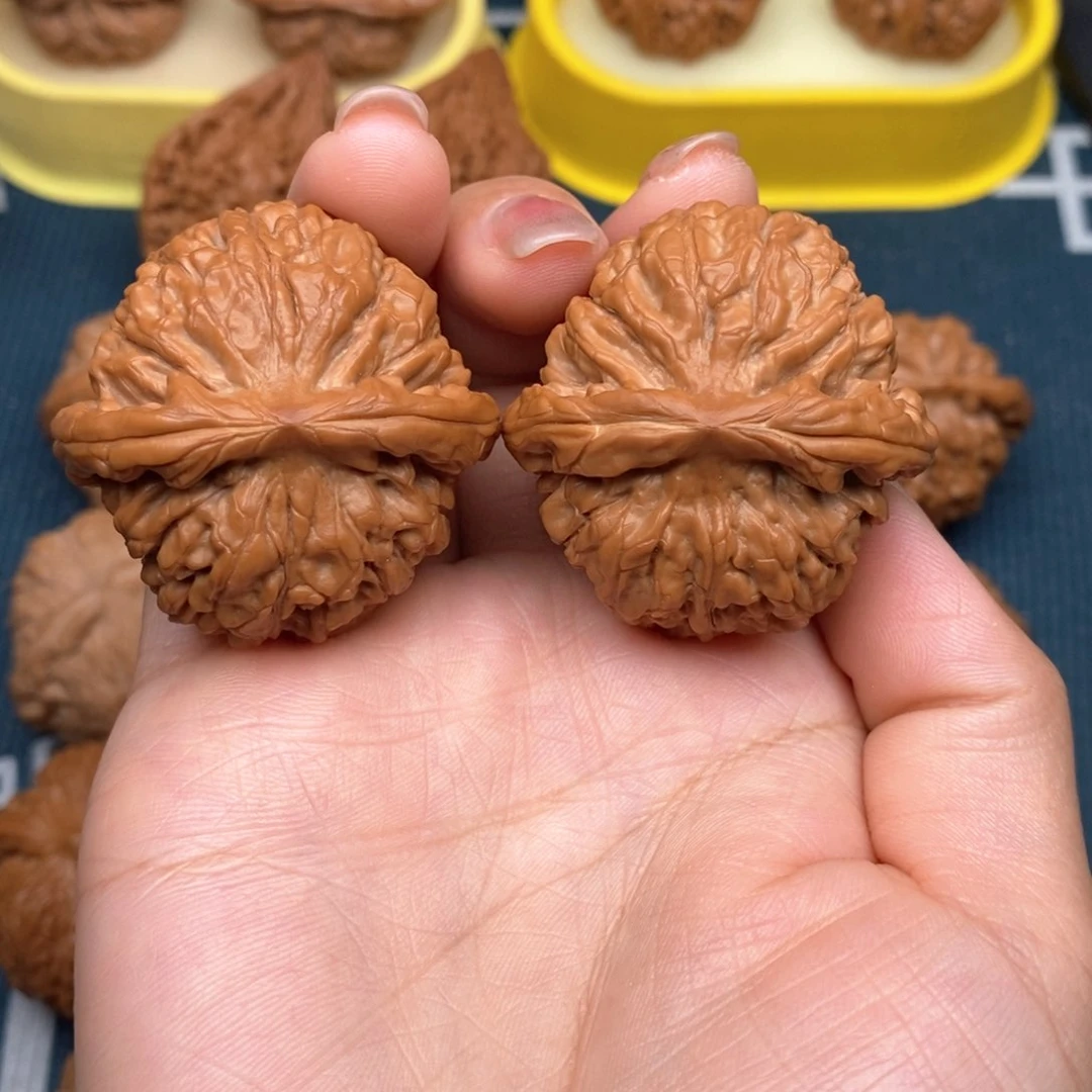 吊坠文玩核桃莲花41