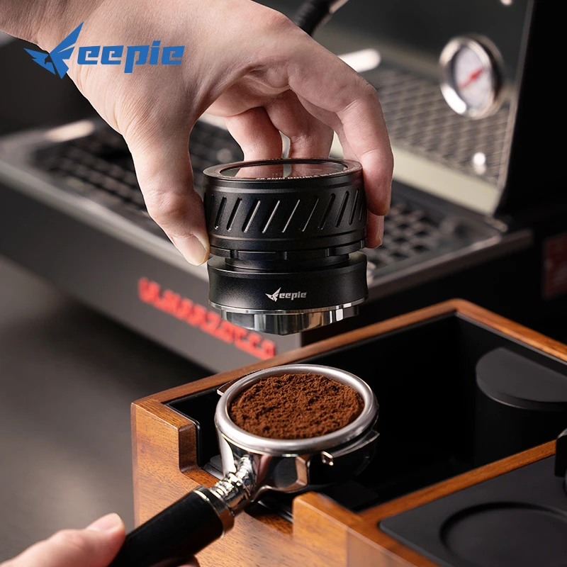 feepie啡派雷神布粉器自重力双轴承咖啡布粉器具意式咖啡工具58MM