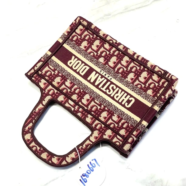 95新 DIOR/迪奥 夏七中古/老花mini tote单肩包/1680667