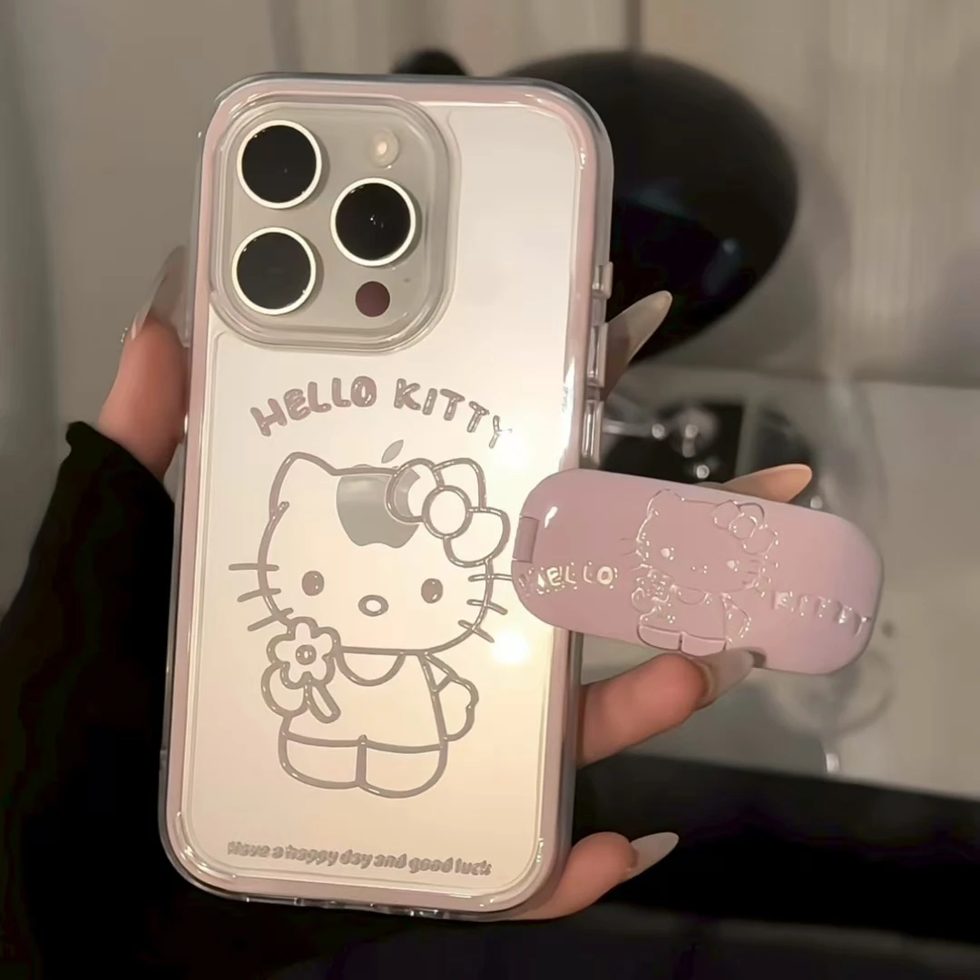 三合一炫彩适用于苹果16promax华为mate70线条猫咪手机壳小米15