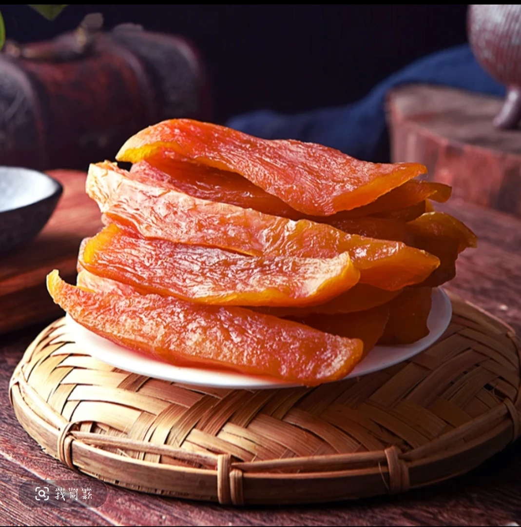 湖南农村农户传统老手艺制作红薯干