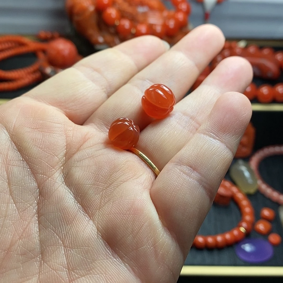 【闪购商品】南红玛瑙瓜珠未镶嵌你*我