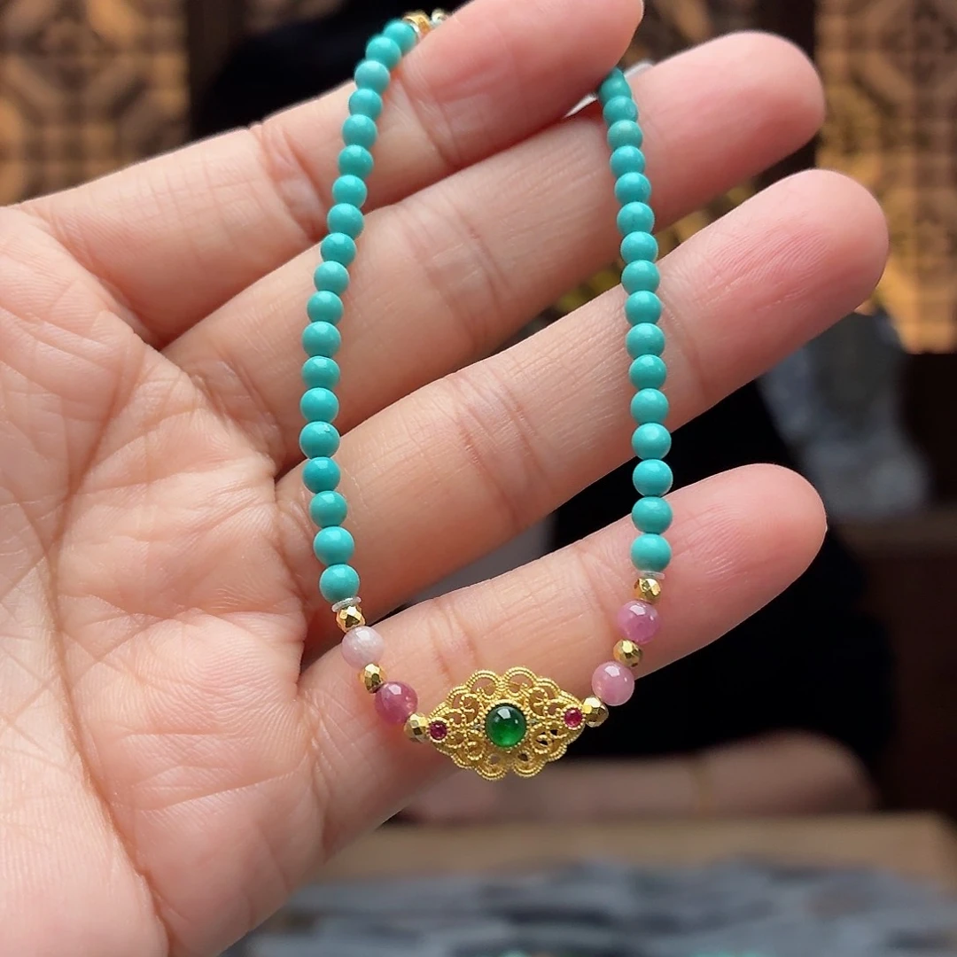 未镶嵌绿松石珠宝奇石