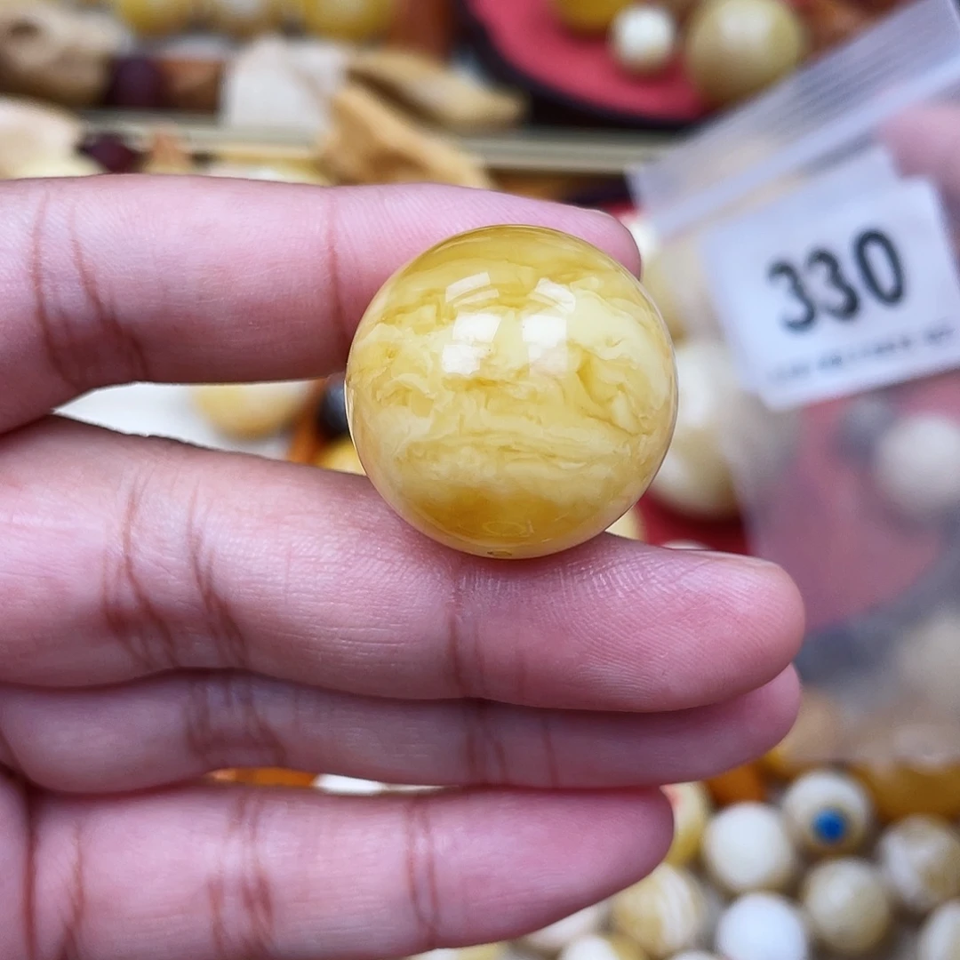 蜜蜡未镶嵌珠宝奇石粉25