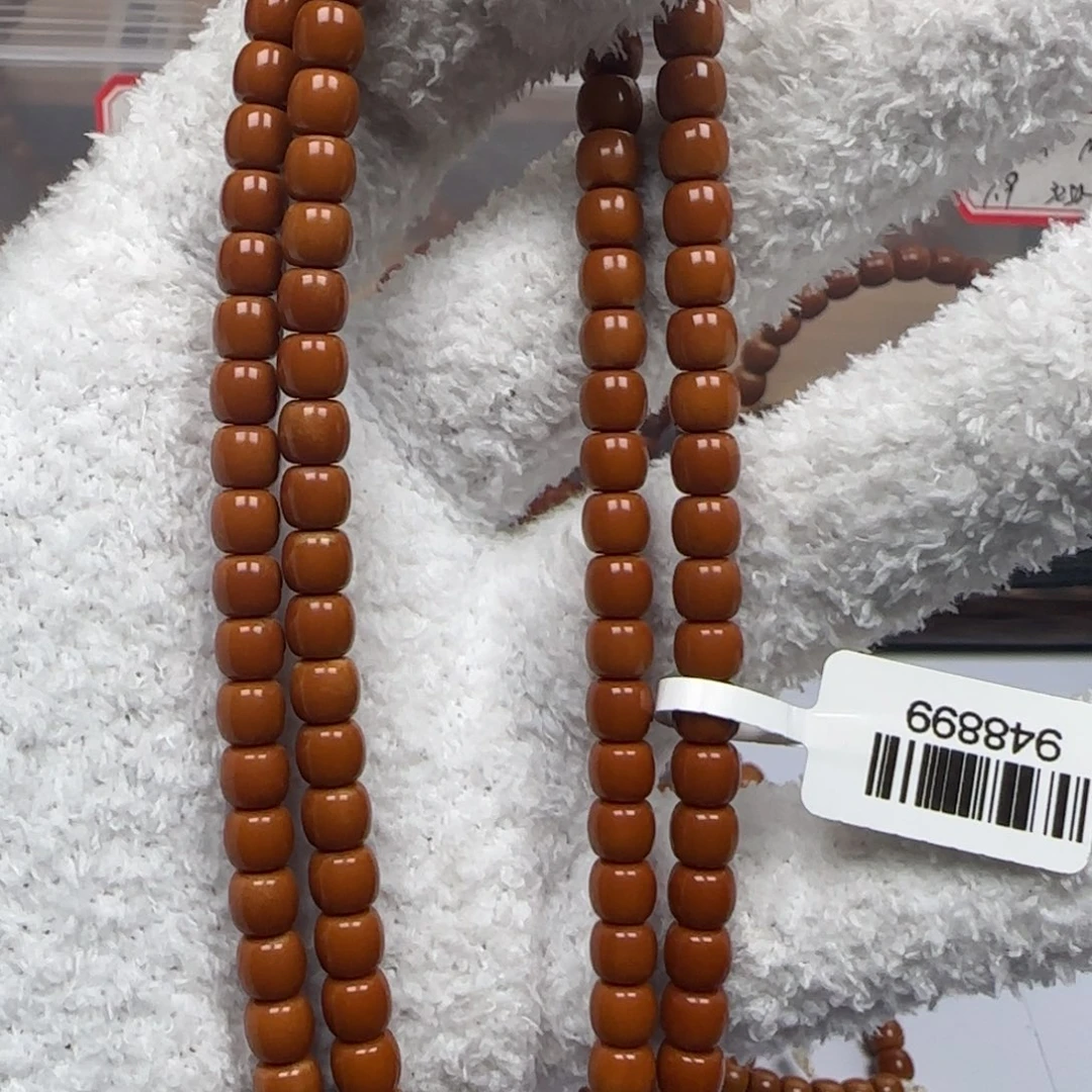 橄榄核手串老挝6.2mm极限弧108