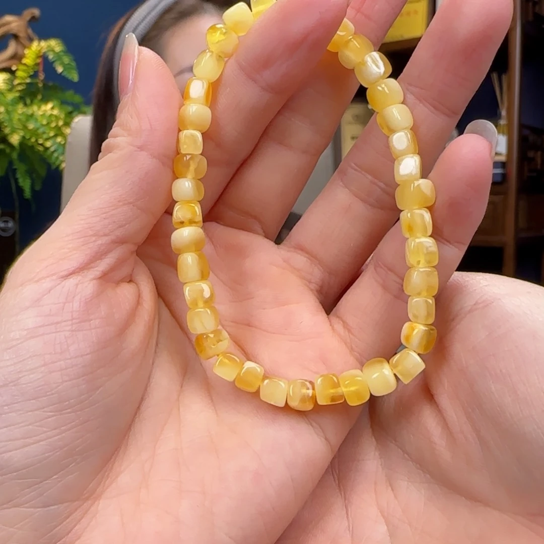 蜜蜡手链未镶嵌111111111