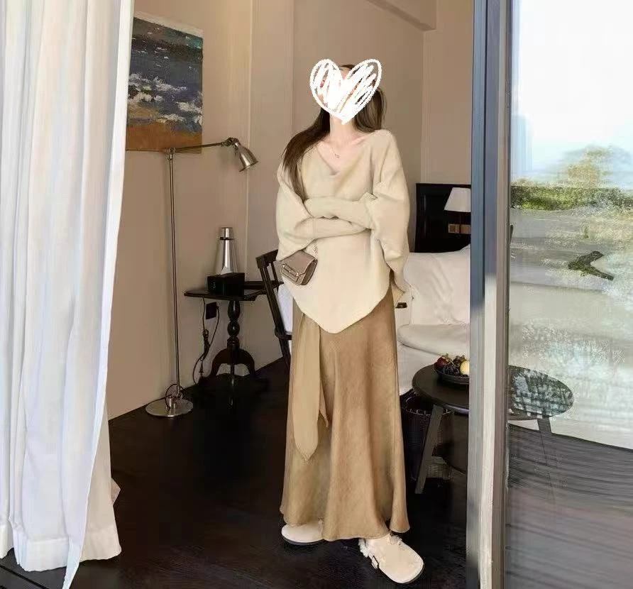 大码女装早秋新款法式慵懒风简约通勤时尚套装气质初恋风御姐风