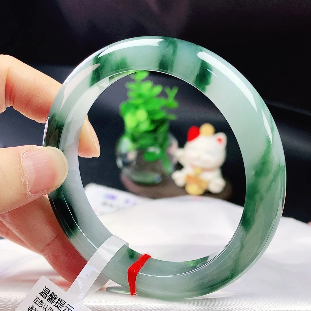 未镶嵌手镯翡翠59圈
