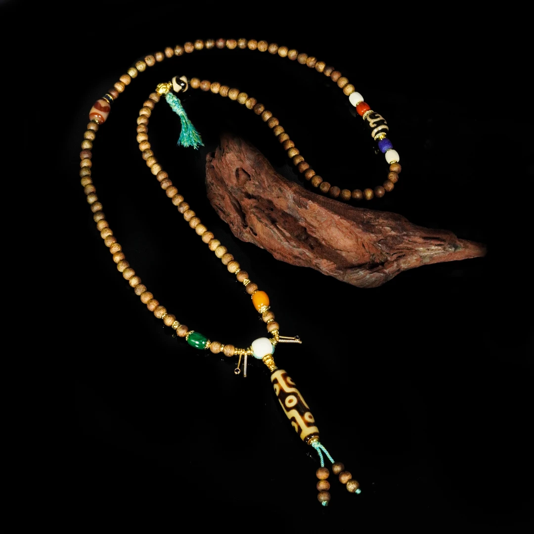 藏宝阁 ▎九眼度母沉沉108项链702882