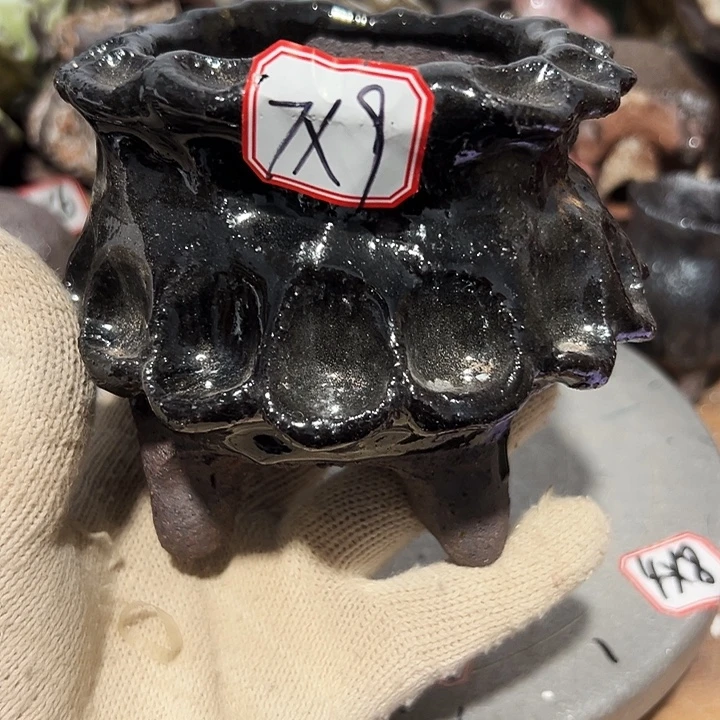 粗陶花盆，现在都手工花盆，