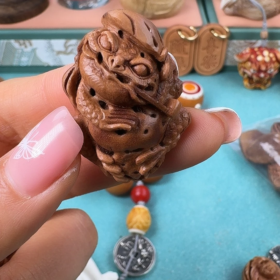 天***阁橄榄核手串/手链核潮核雕手工制作