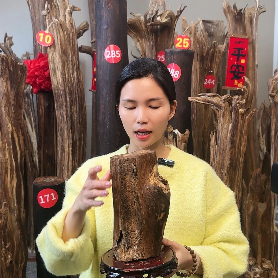 沉香木摆件沉香原木工艺品摆件➕底座