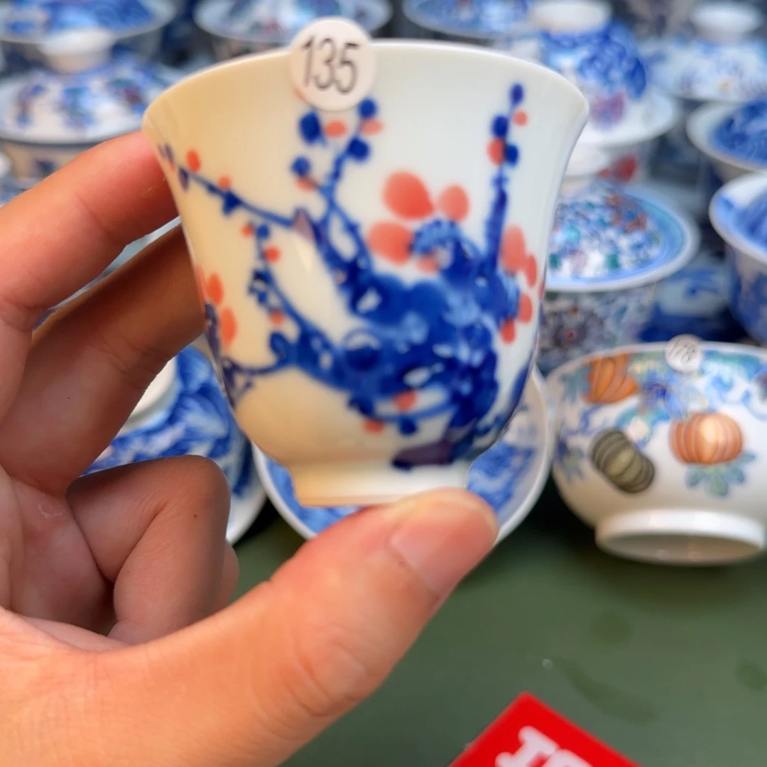 彦祖纯手工手绘茶具135