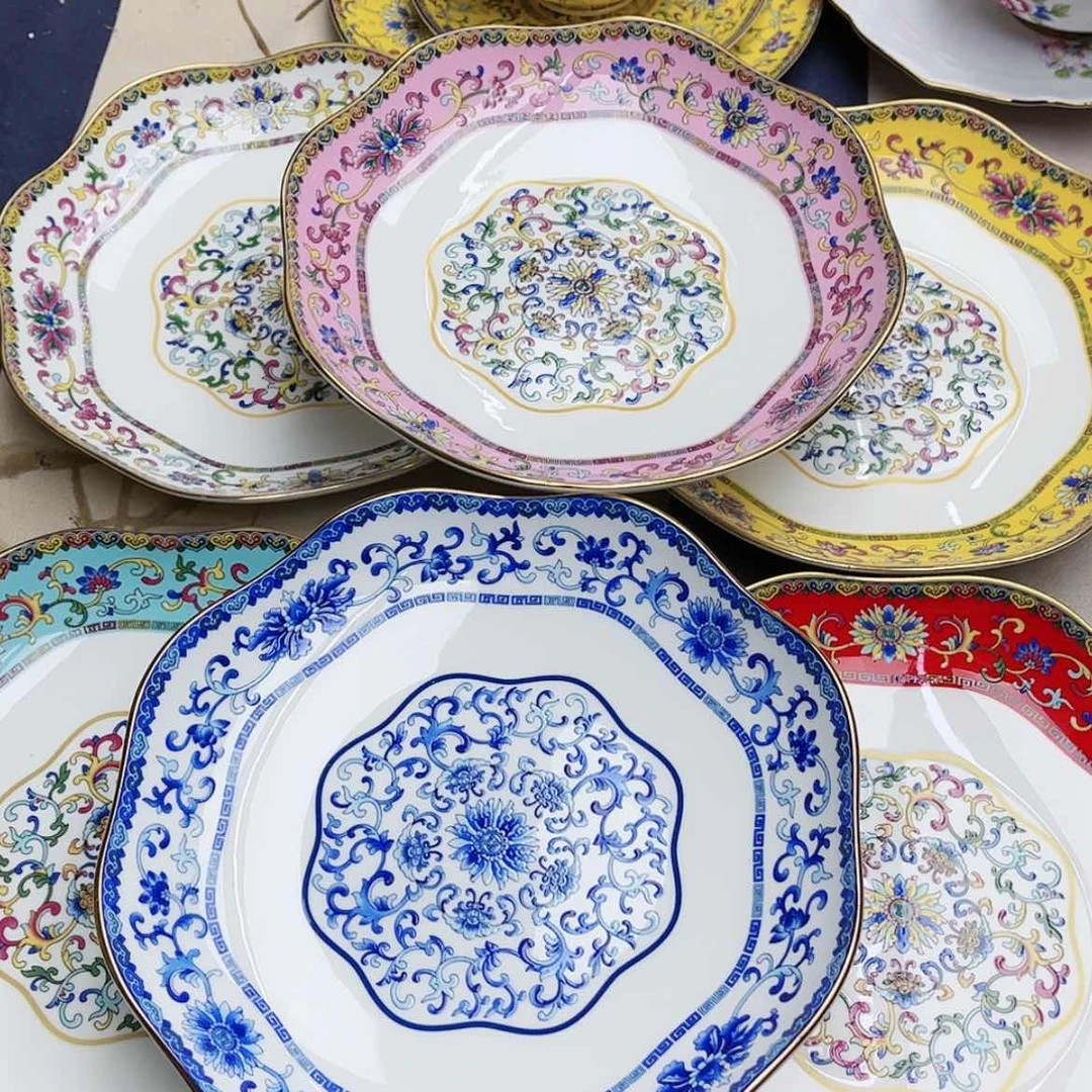 【闪购商品】珐琅8寸6个………………