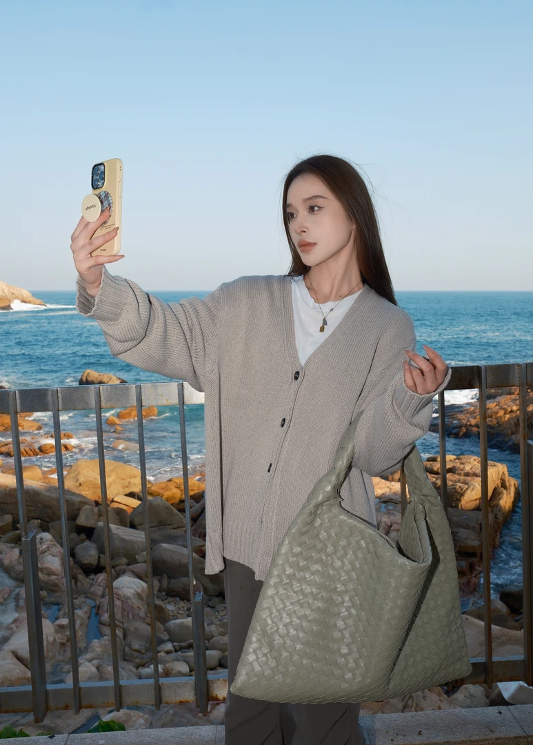 【DQ Natural】极简亚麻天丝混纺纱开衫 774298