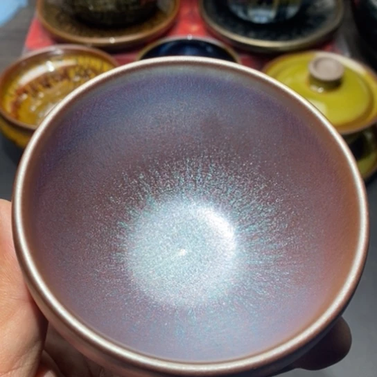 茶盏建盏主人杯茶壶盖碗品茗杯003