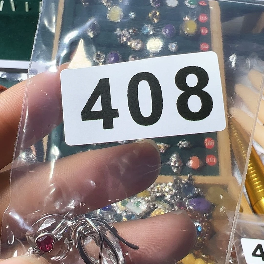 水晶耳饰银S925镶嵌羊***哒